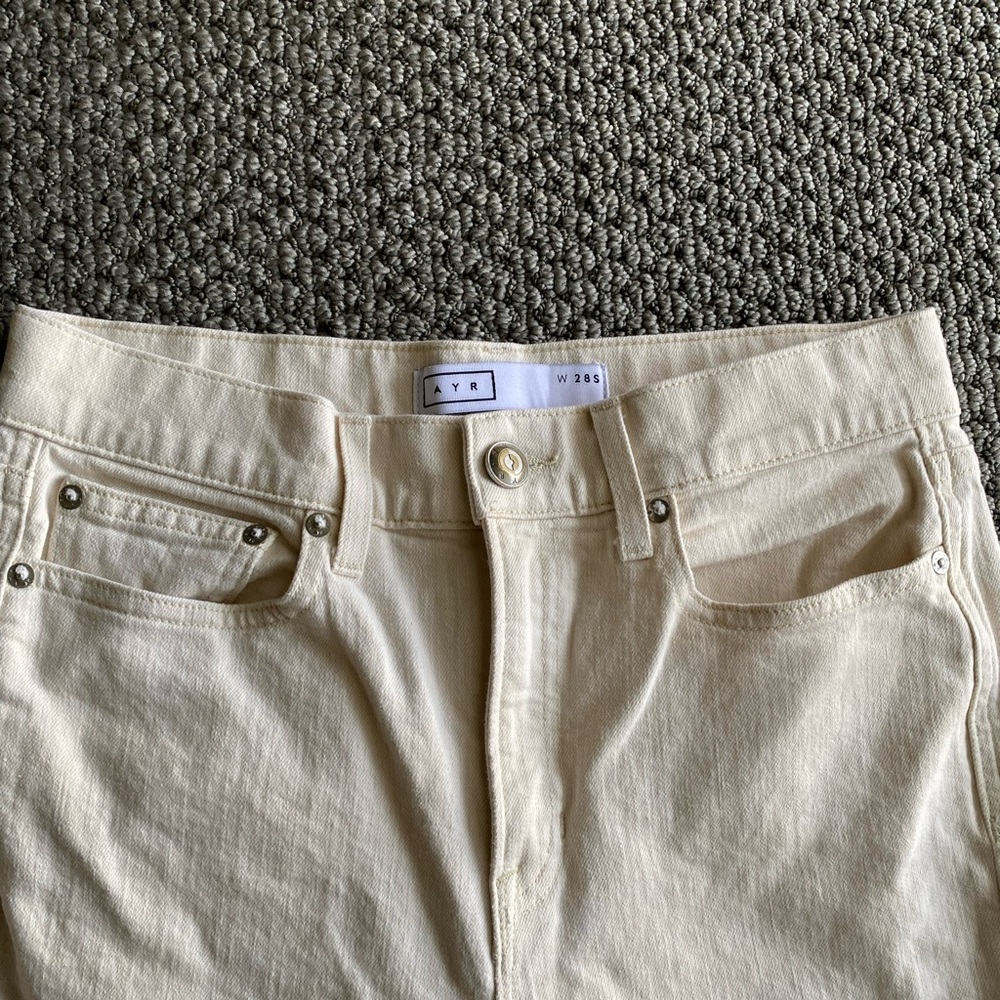 AYR Cream Jeans